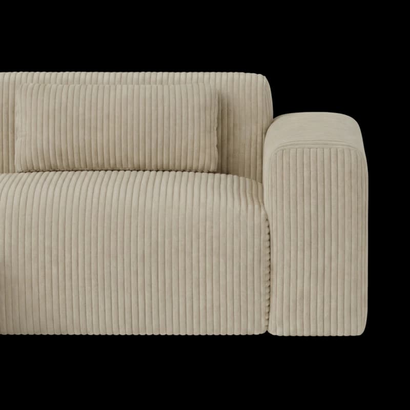 Lifestyle image of the Candy Left Corner Chaise, 216 cm