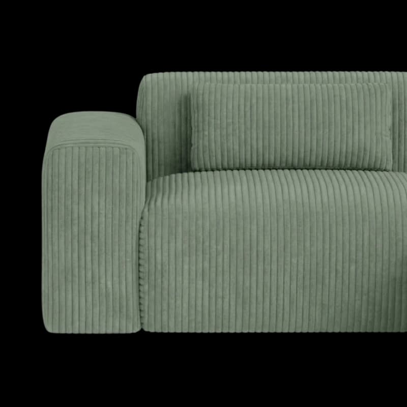 Lifestyle image of the Candy Right Corner Chaise, 216 cm