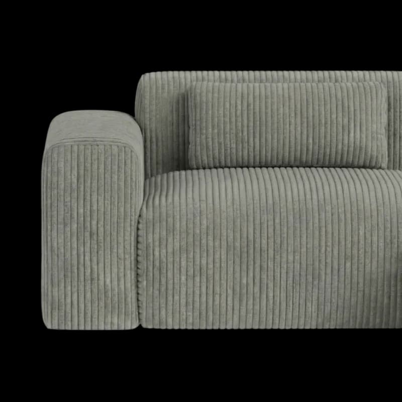 Lifestyle image of the Candy Right Corner Chaise, 216 cm