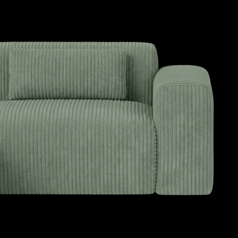 Lifestyle image of the Candy Left Corner Chaise, 216 cm
