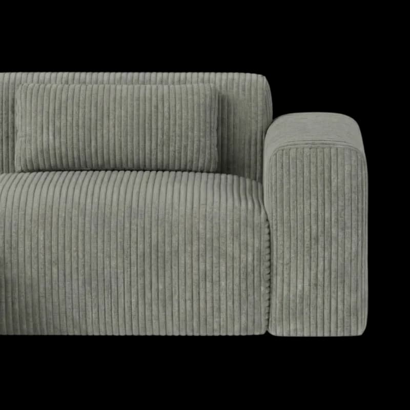 Lifestyle image of the Candy Left Corner Chaise, 216 cm