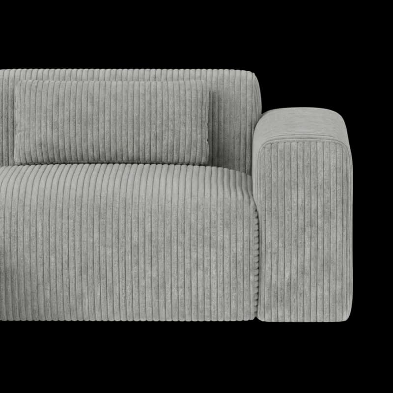 Lifestyle image of the Candy Left Corner Chaise, 216 cm