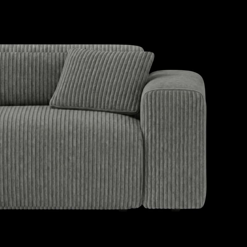 Lifestyle image of the Candy Left Corner Chaise, 301 cm