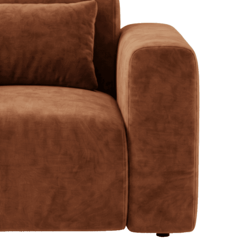 Lifestyle image of the Candy Armchair, 115 cm