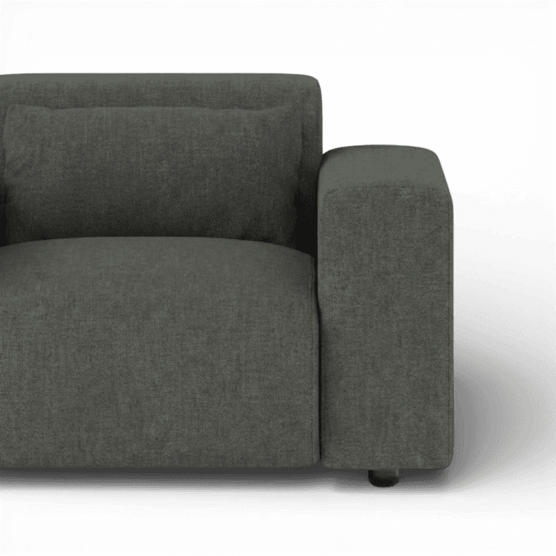 Lifestyle image of the Candy Armchair, 121 cm