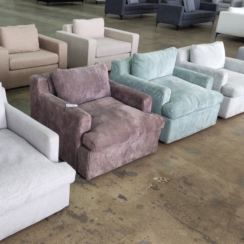 Scooch showroom with various sofas in a variety of fabrics.