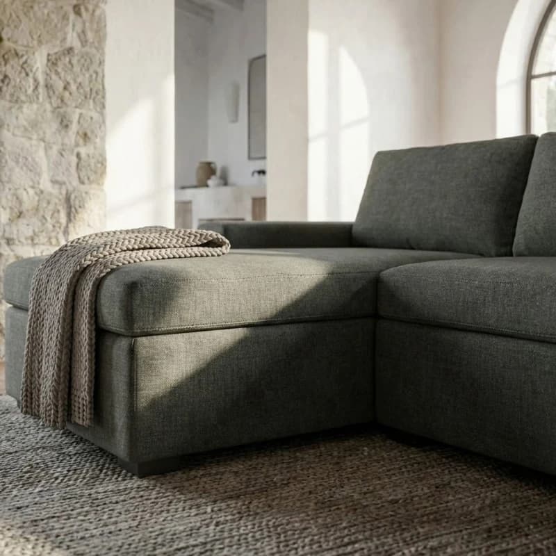 Lifestyle image of the Snooze Universal Corner Chaise, 220 cm
