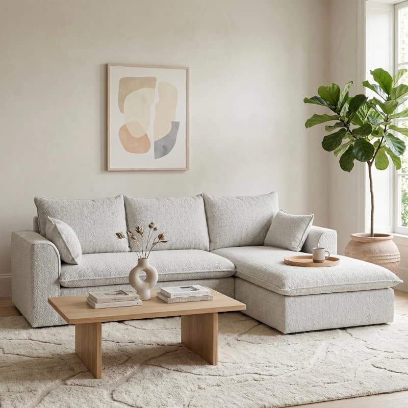 Lifestyle image of the Daisy Universal Corner Chaise, 253 cm