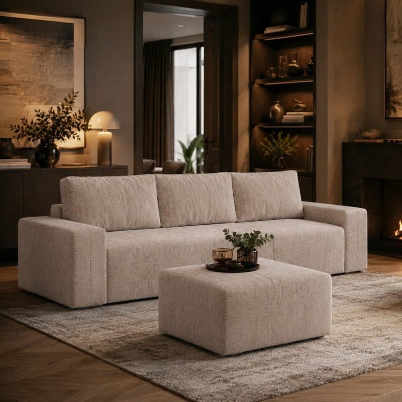 Lifestyle image of the Toffee 4 Seater Sofa, 285 cm