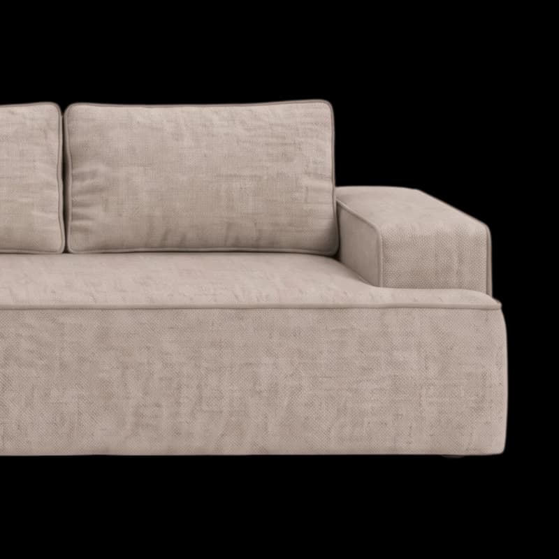Lifestyle image of the Fudge Left Corner Chaise, 269 cm