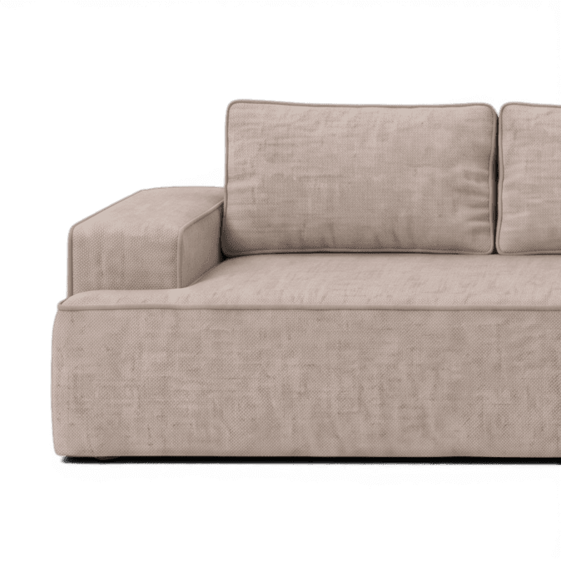 Lifestyle image of the Fudge Right Corner Chaise, 269 cm