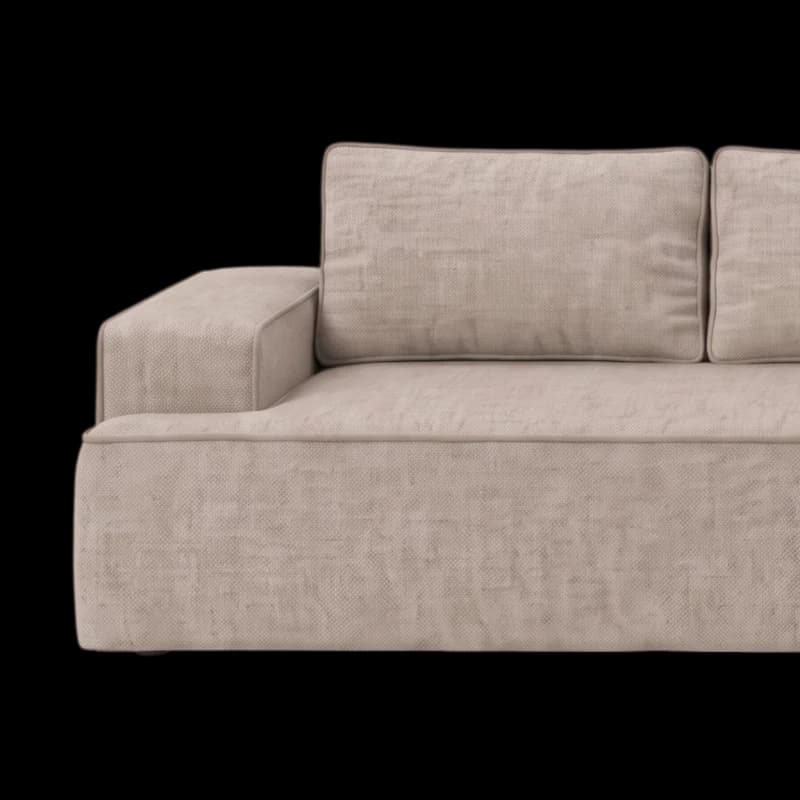 Lifestyle image of the Fudge Right Corner Chaise, 269 cm