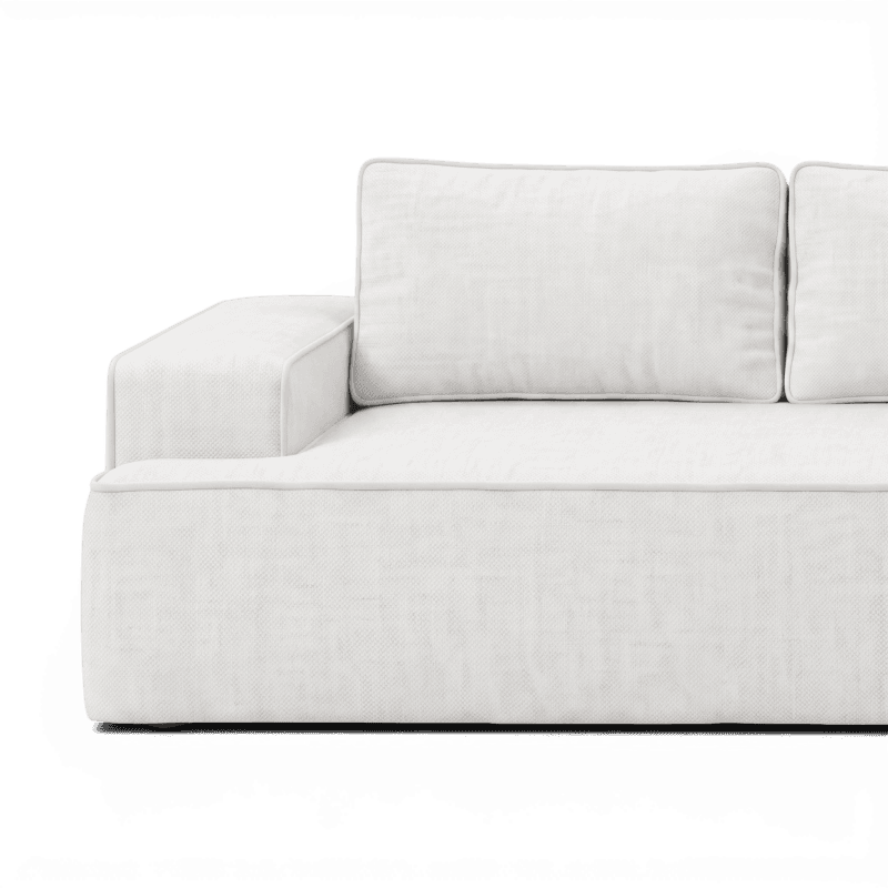 Lifestyle image of the Fudge Right Corner Chaise, 269 cm