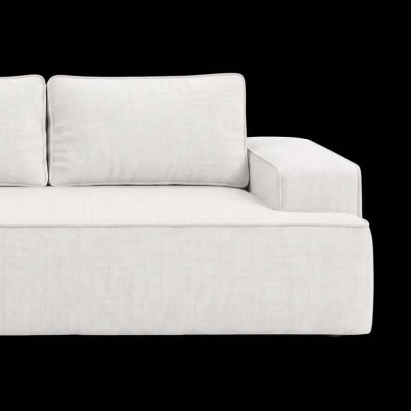 Lifestyle image of the Fudge Left Corner Chaise, 269 cm