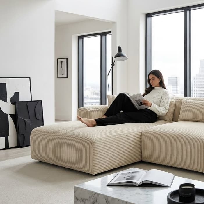 Image of the product Candy Left Corner Chaise, 216 cm