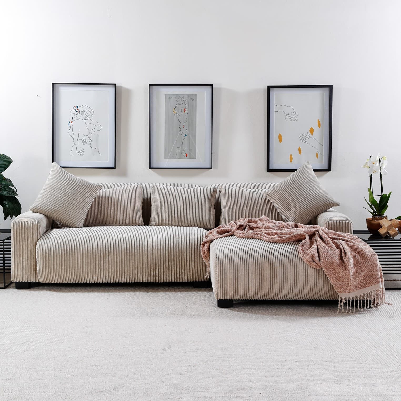 Image of the product Candy Right Corner Chaise, 261 cm