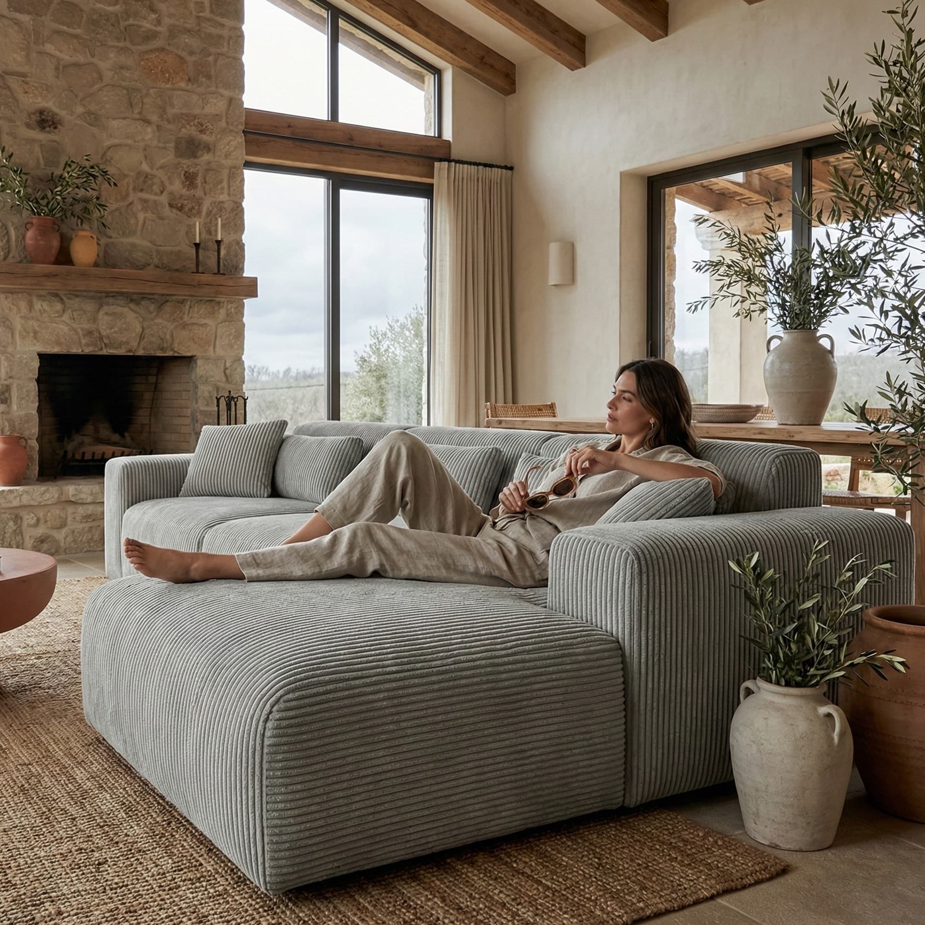 Image of the product Candy Right Corner Chaise, 301 cm
