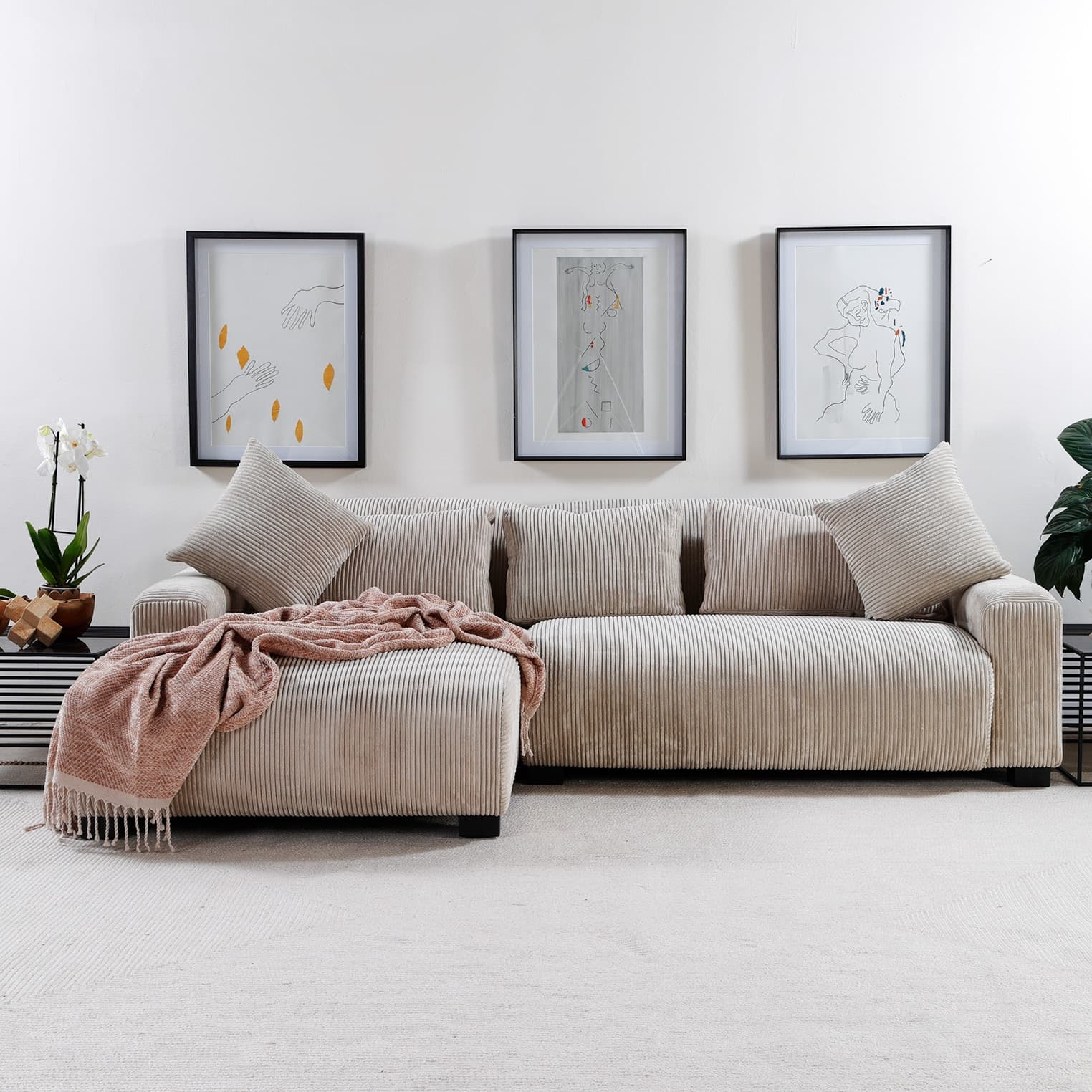 Image of the product Candy Left Corner Chaise, 261 cm