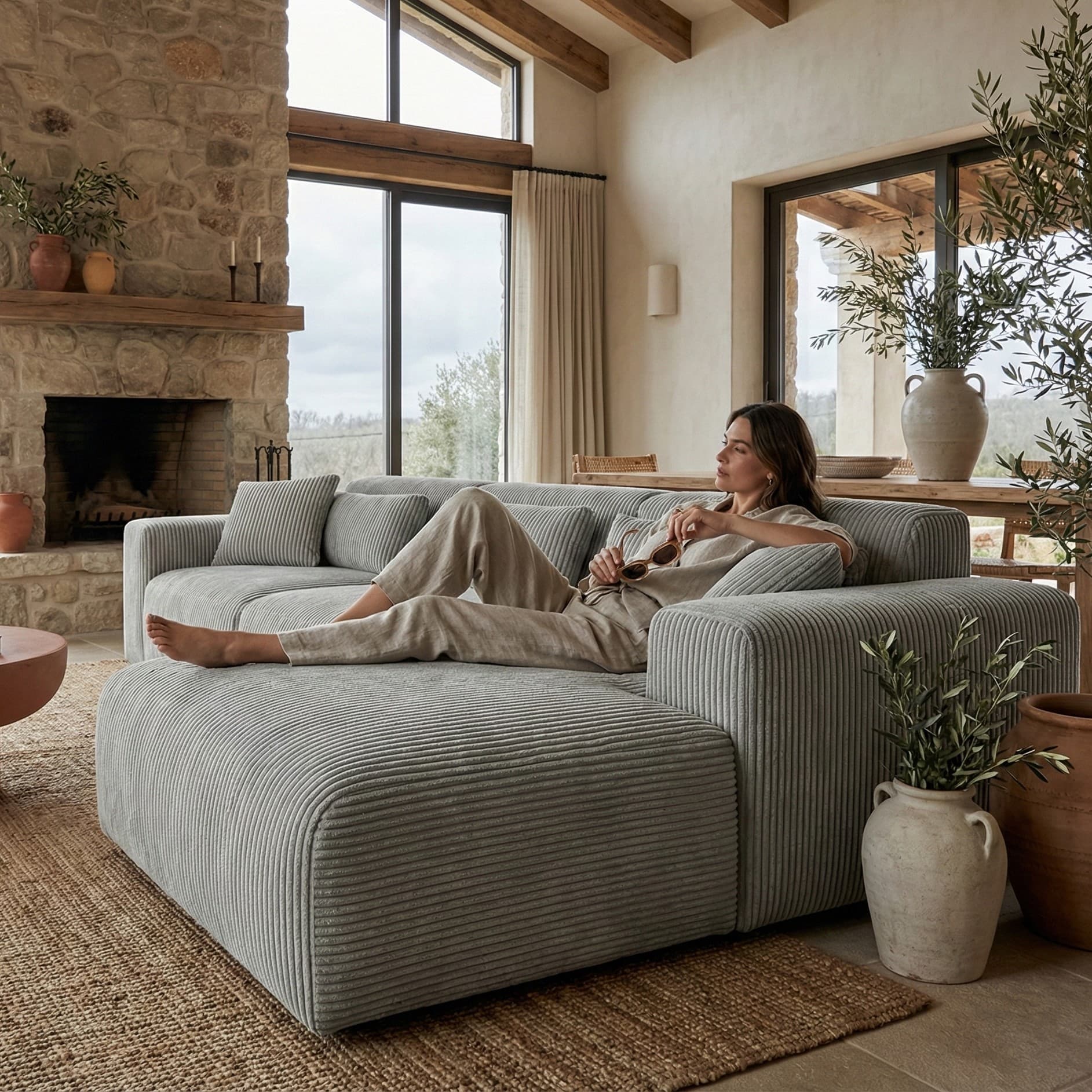 Image of the product Candy Right Corner Chaise, 301 cm
