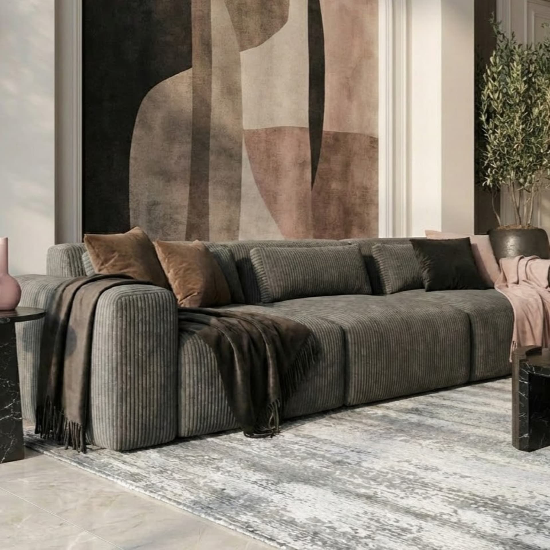 Image of the product Candy 3 Seater Sofa, 230 cm