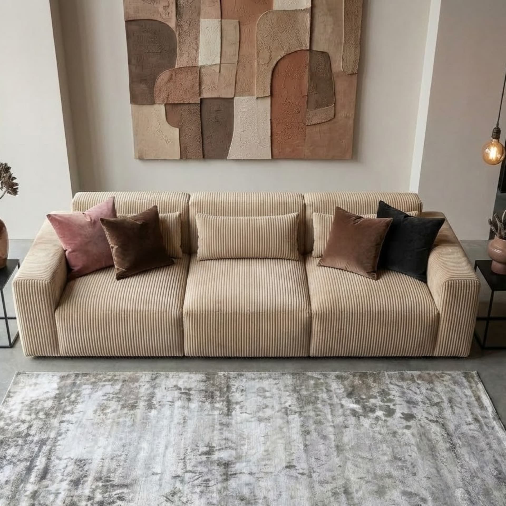 Image of the product Candy 3 Seater Sofa, 220 cm