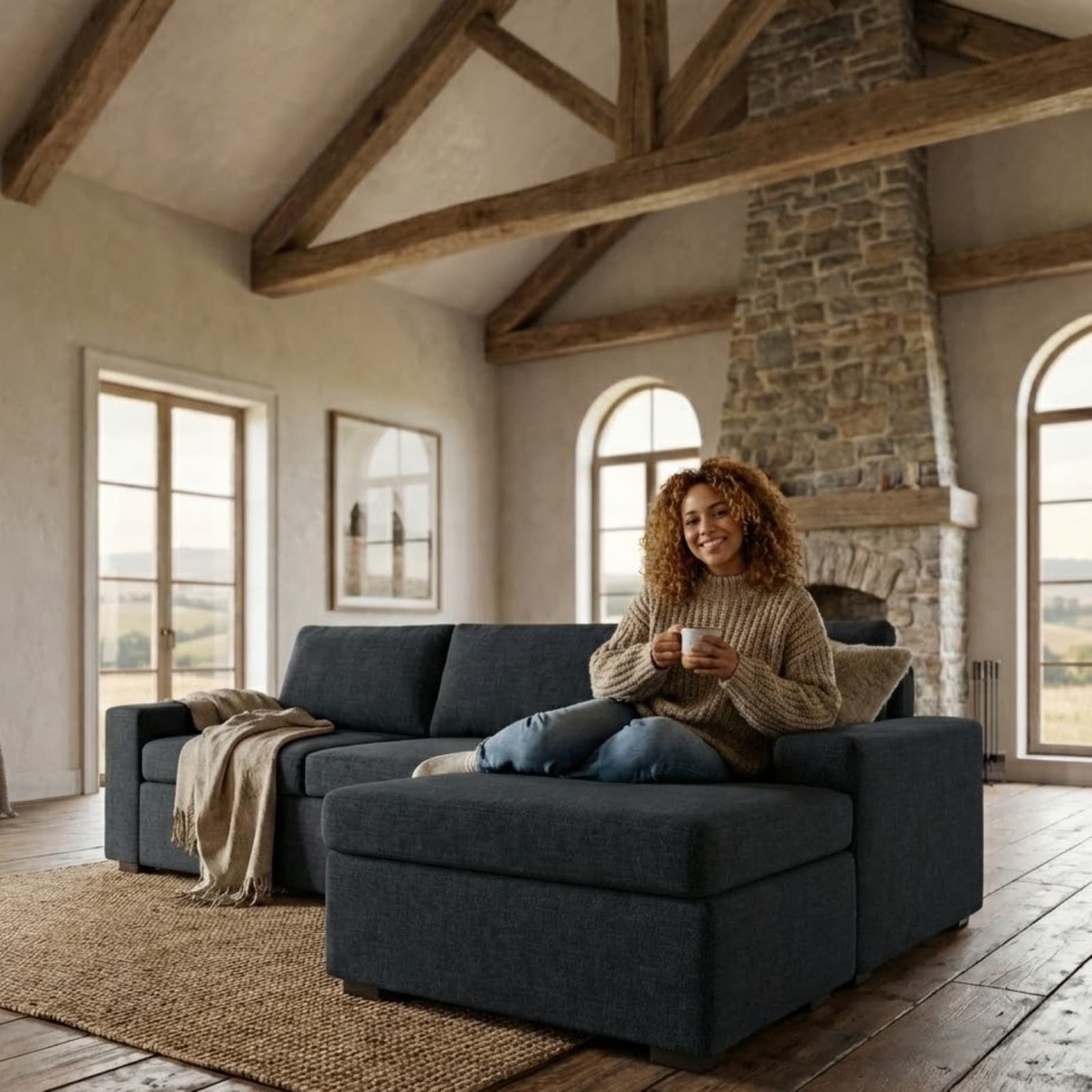 Image of the product Snooze Universal Corner Chaise, 220 cm