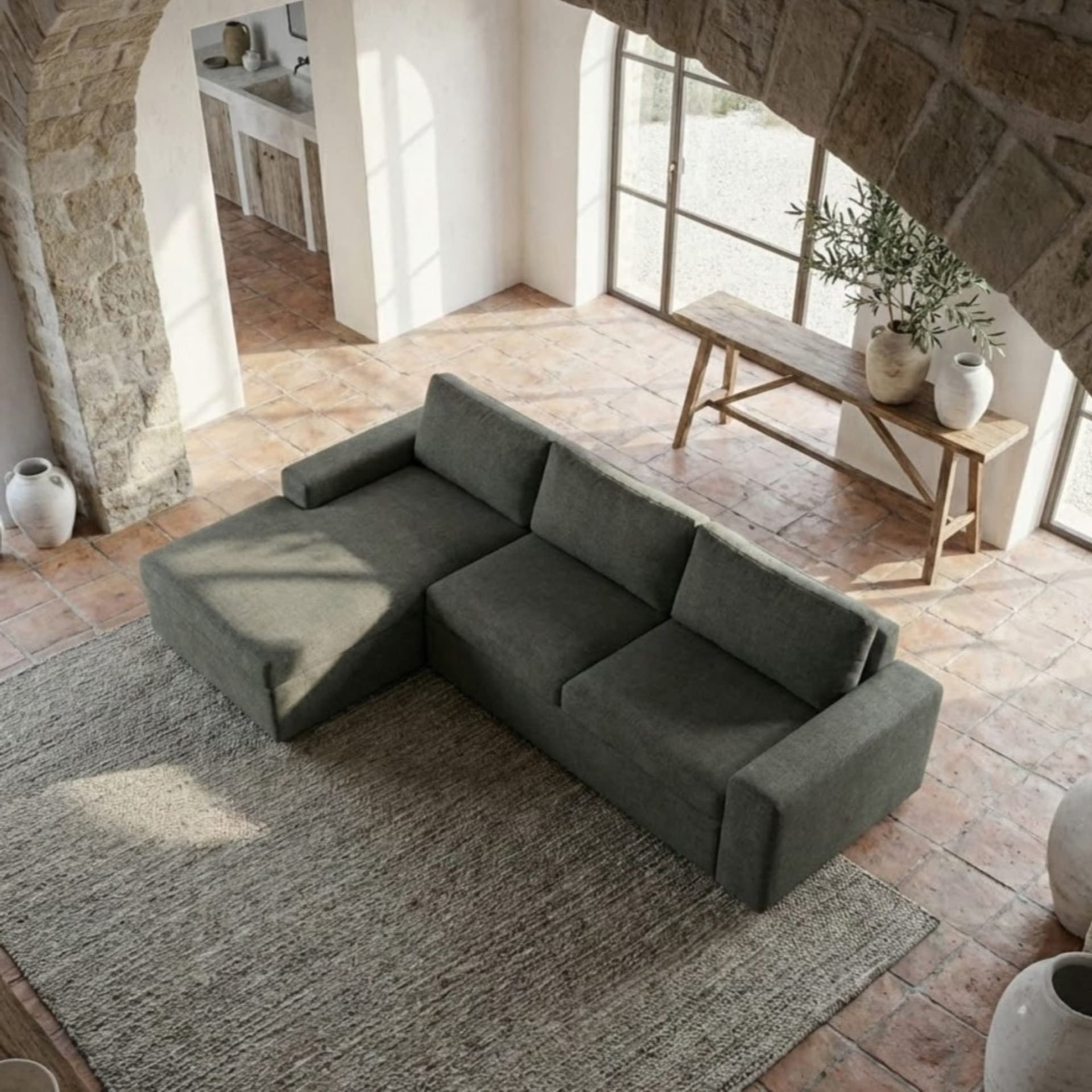 Image of the product Snooze Universal Corner Chaise, 220 cm