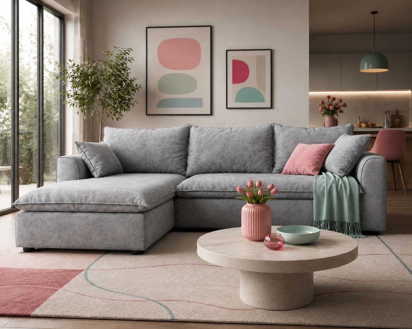 Image of the product Daisy Universal Corner Chaise, 253 cm