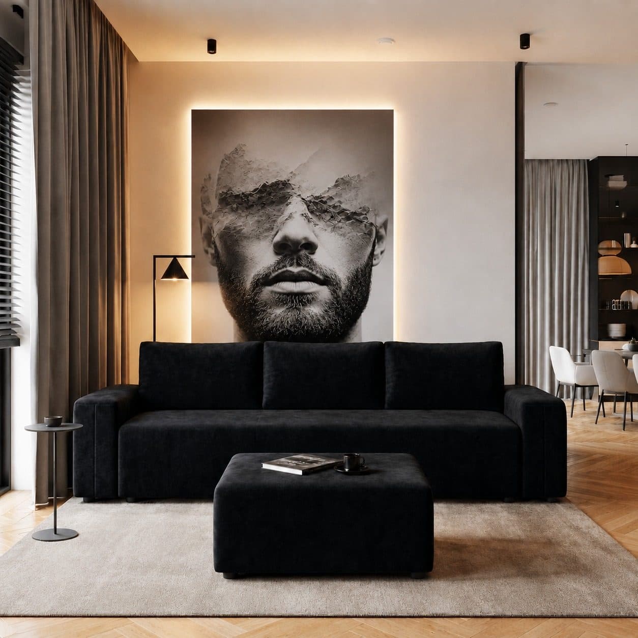 Image of the product Toffee 4 Seater Sofa, 285 cm