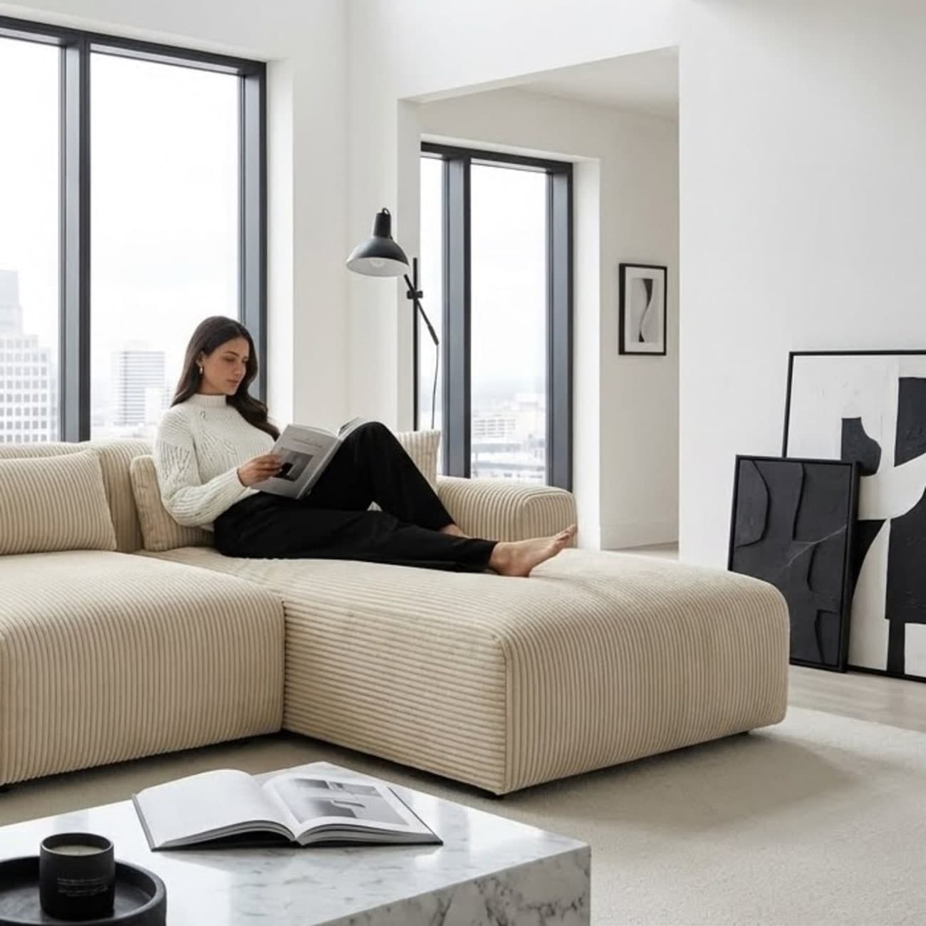 Image of the product Candy Right Corner Chaise, 216 cm