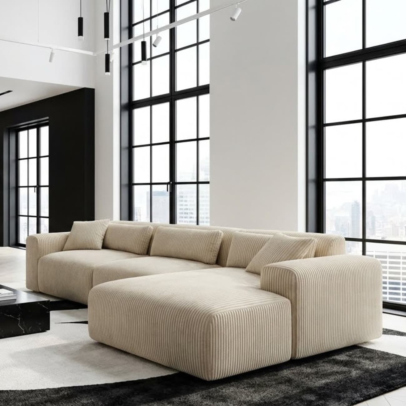 Image of the product Candy Right Corner Chaise, 301 cm
