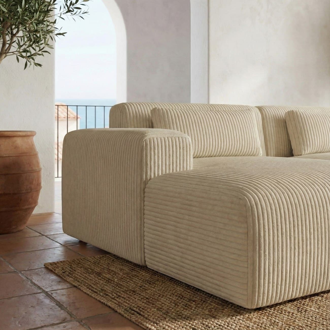 Image of the product Candy Left Corner Chaise, 216 cm