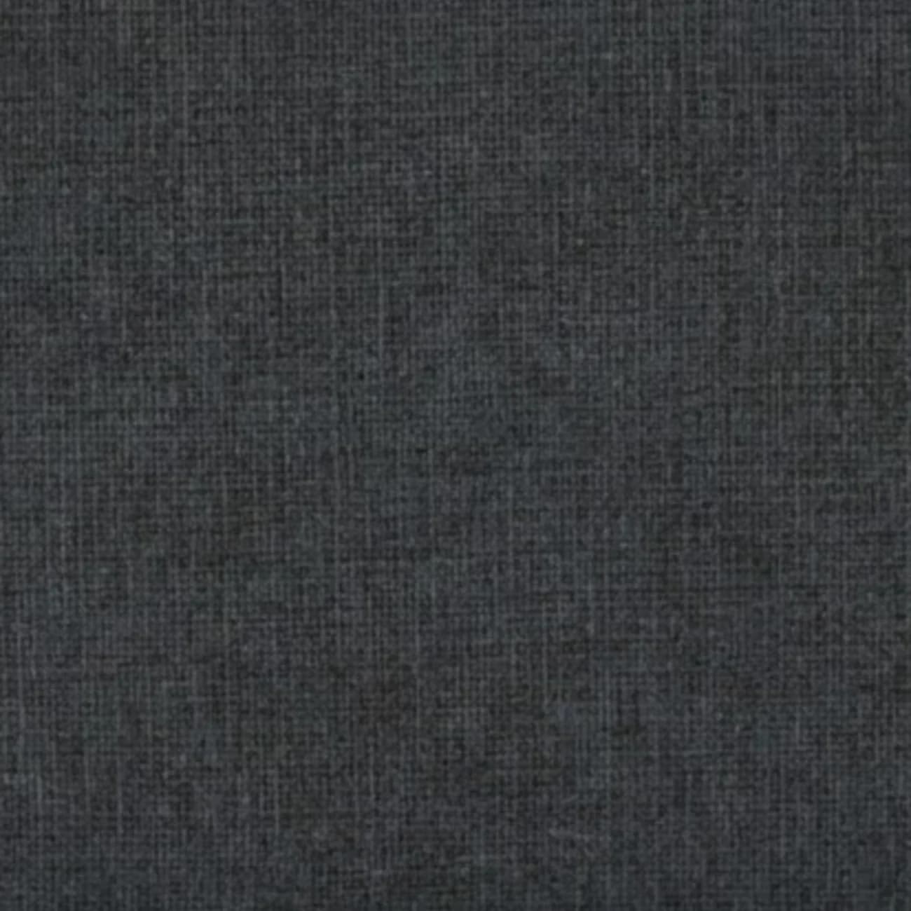 Closeup image of a fabric swatch for the fabric Monaco Obsidian Grey